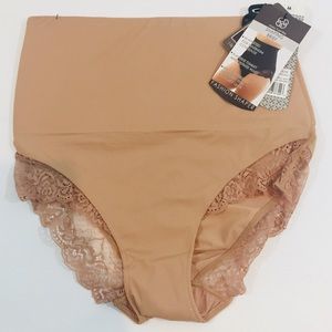 Daisy Fuentes | Control Waist Lace Trim Brief